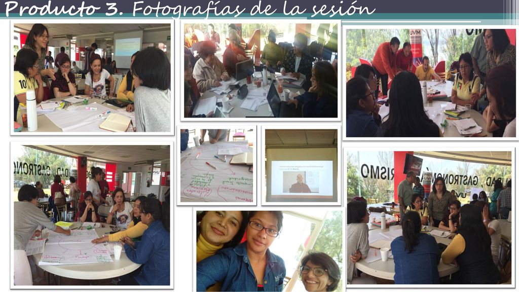 Producto 3. Fotografías de la sesión