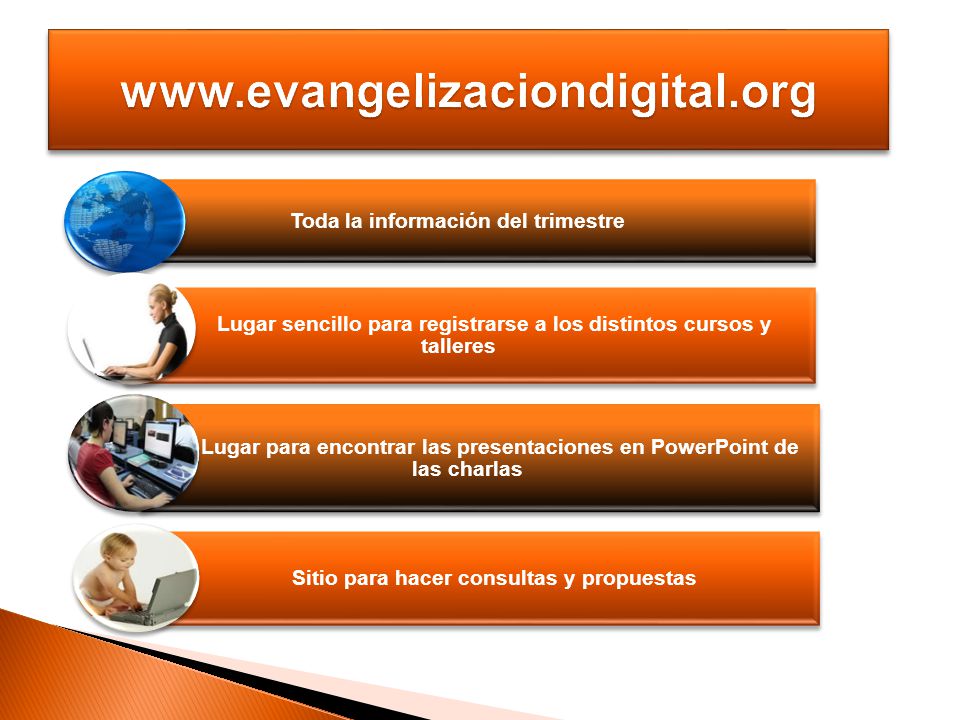 Toda la información del trimestre. Lugar sencillo para registrarse a los distintos cursos y talleres.