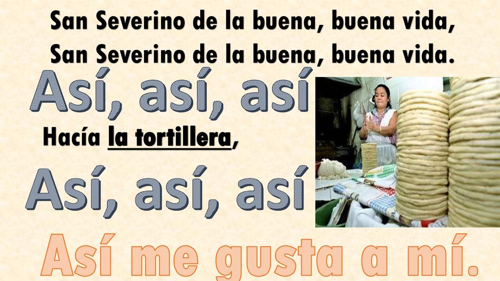 Así, así, así Así me gusta a mí. San Severino de la buena, buena vida,