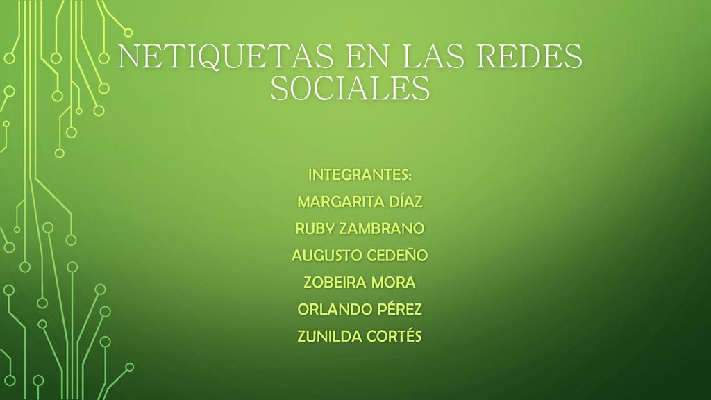 Netiquetas en las redes sociales