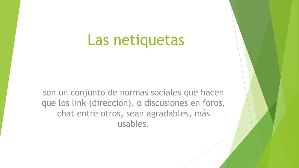 Las netiquetas