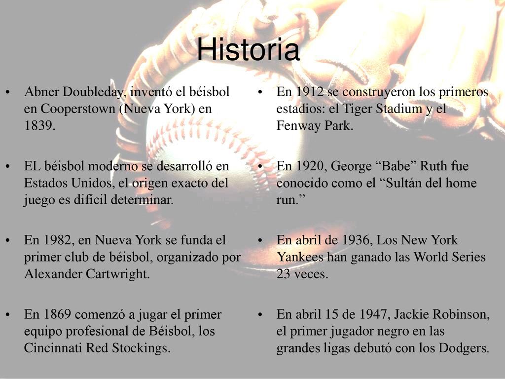 Historia Abner Doubleday, inventó el béisbol en Cooperstown (Nueva York) en