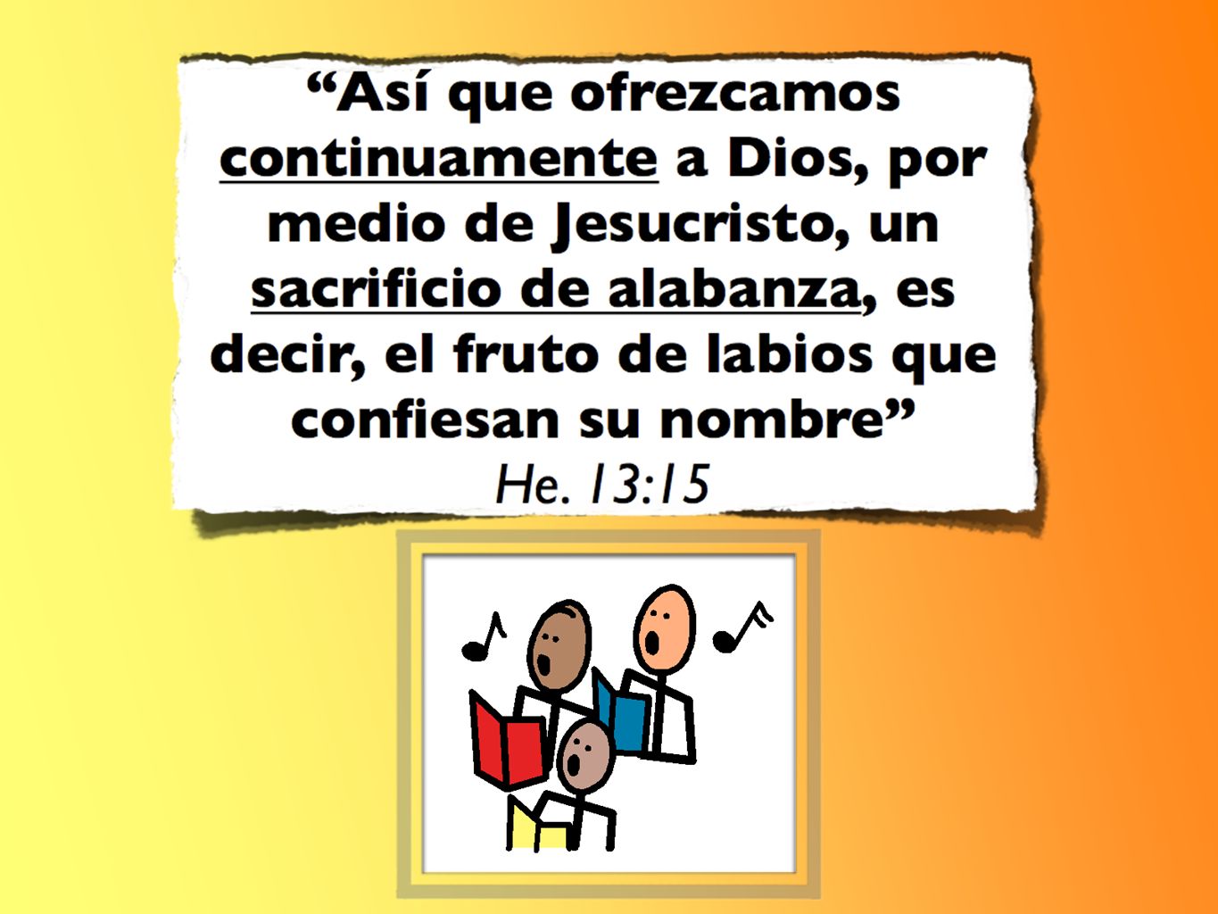 La vida del cristiano debe ser una canción de gratitud que nunca deja de sonar a los oídos de Dios.
