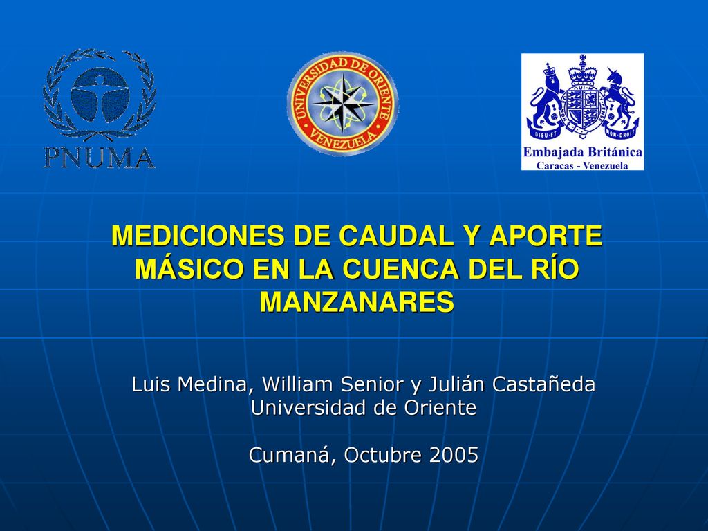 MEDICIONES DE CAUDAL Y APORTE MÁSICO EN LA CUENCA DEL RÍO MANZANARES