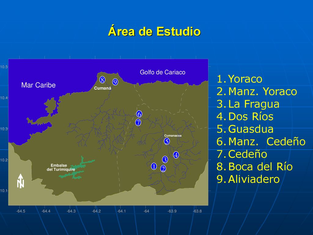 Área de Estudio Yoraco Manz. Yoraco La Fragua Dos Ríos Guasdua