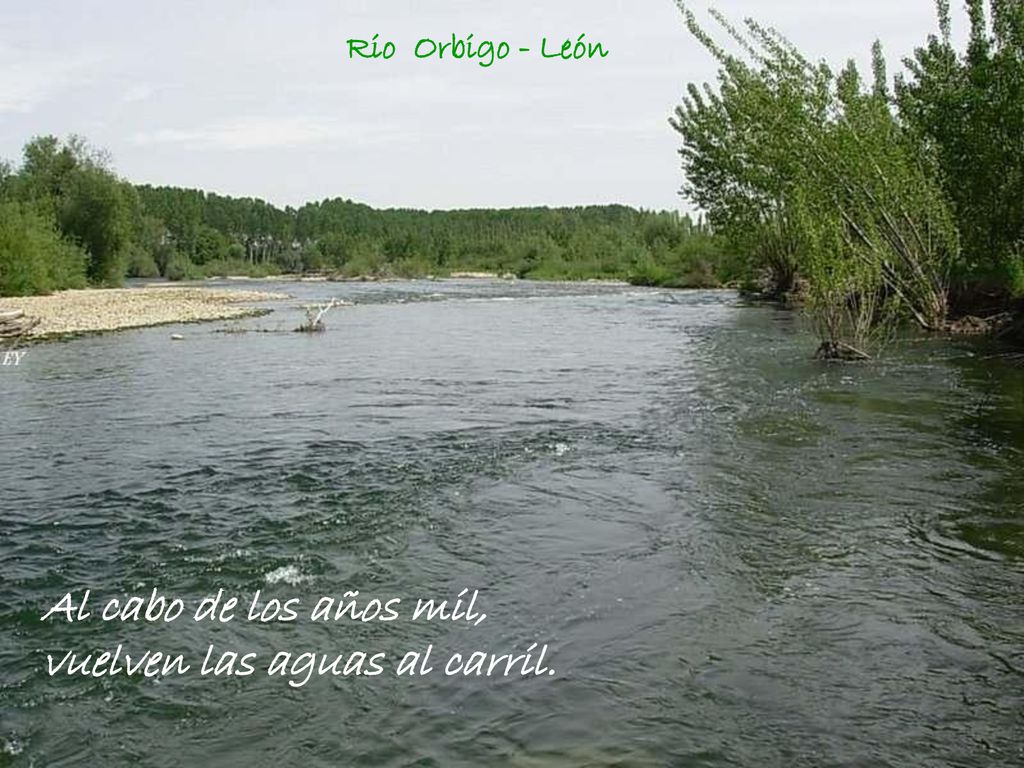 Al cabo de los años mil, vuelven las aguas al carril.