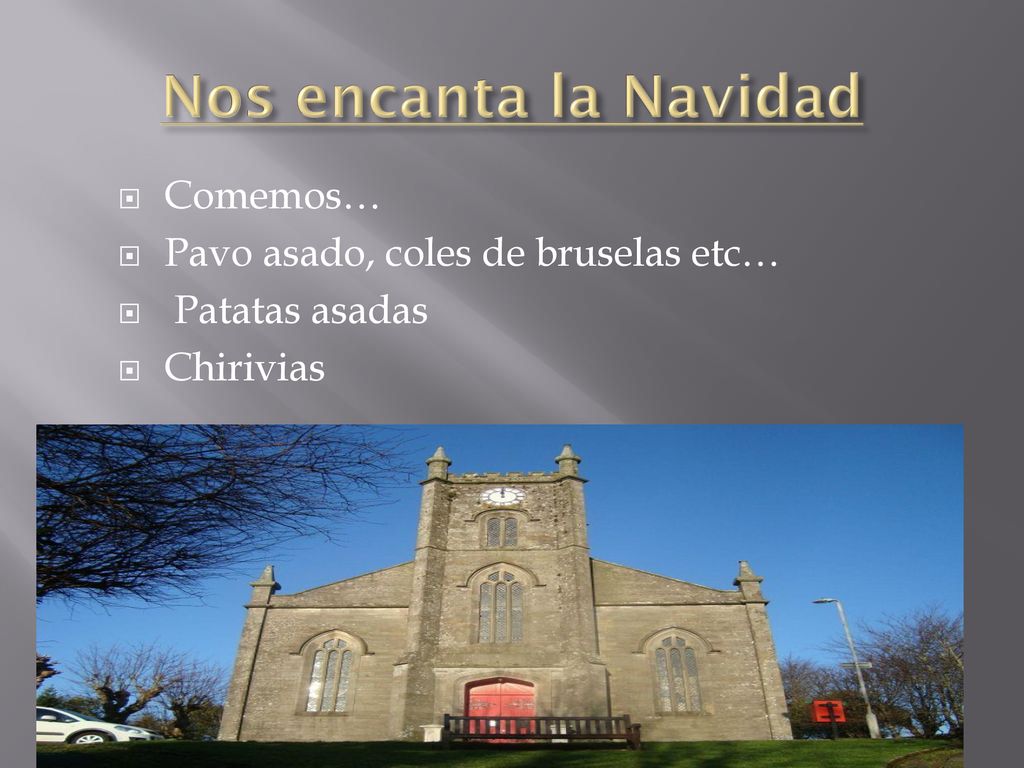 Nos encanta la Navidad Comemos… Pavo asado, coles de bruselas etc…