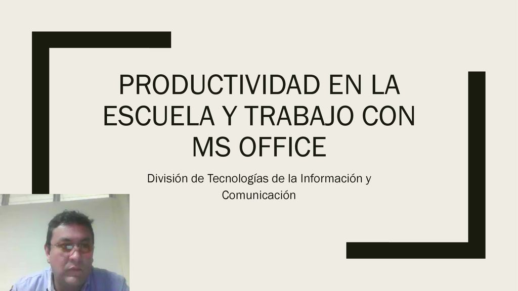 Productividad en la escuela y trabajo con ms office