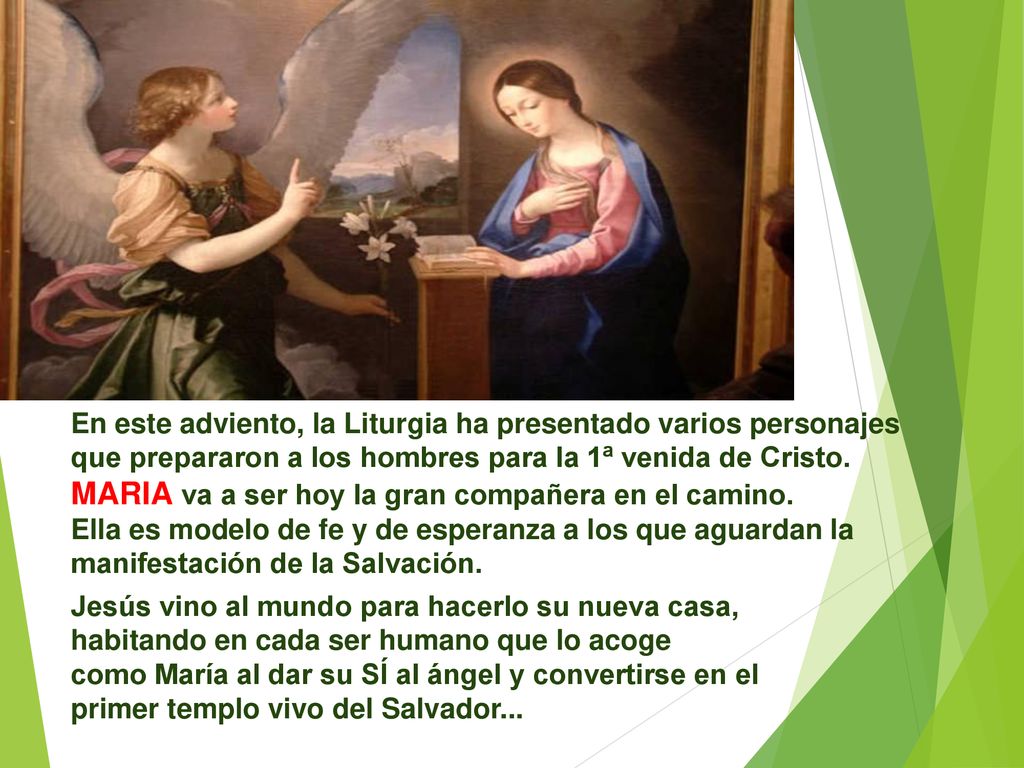 MARIA va a ser hoy la gran compañera en el camino.