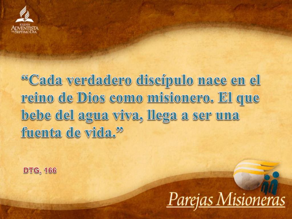 Cada verdadero discípulo nace en el reino de Dios como misionero