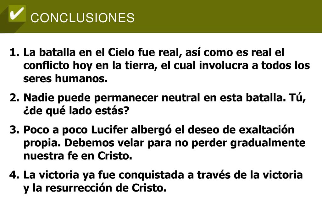 La batalla en el Cielo fue real, así como es real el conflicto hoy en la tierra, el cual involucra a todos los seres humanos.