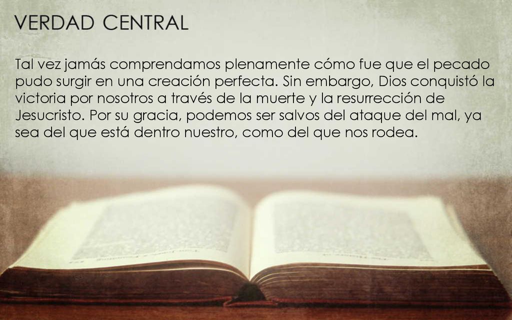 Tal vez jamás comprendamos plenamente cómo fue que el pecado pudo surgir en una creación perfecta.