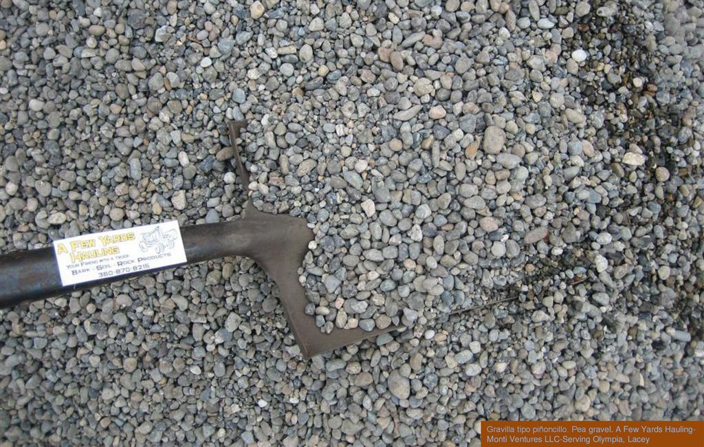 Gravilla tipo piñoncillo. Pea gravel
