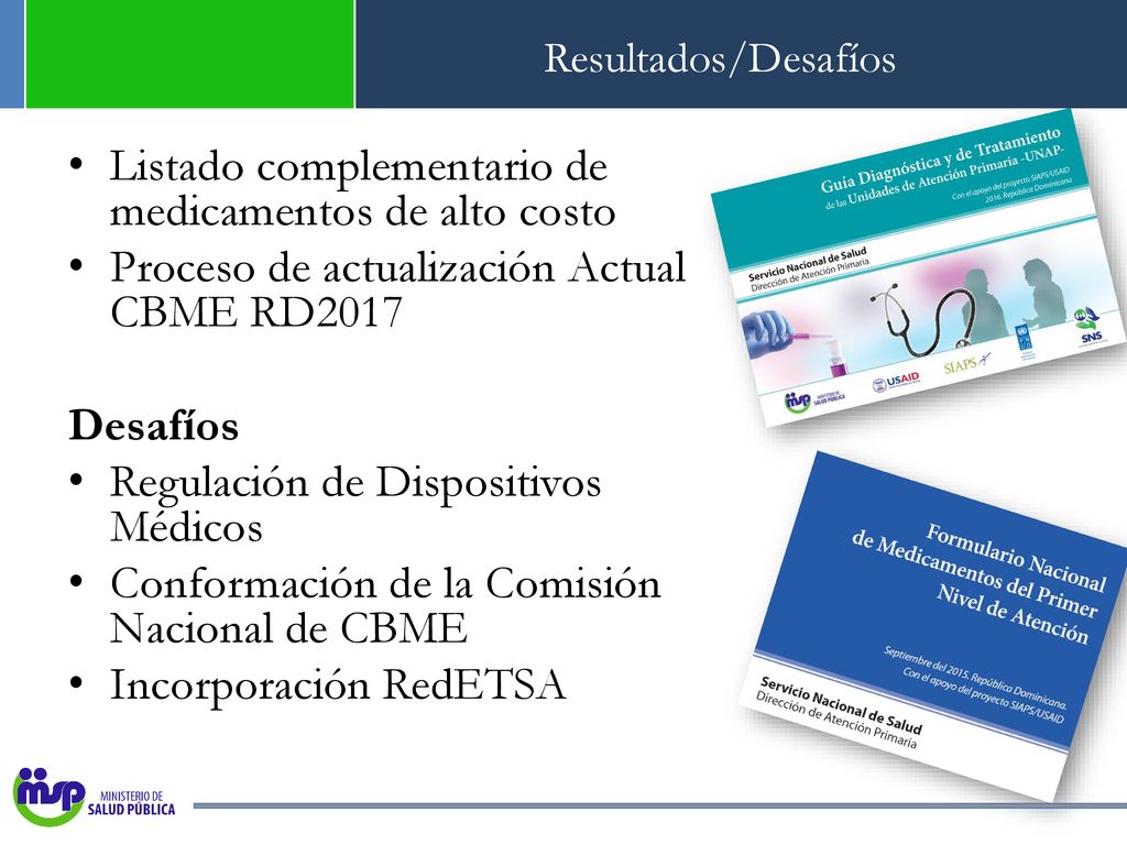 Listado complementario de medicamentos de alto costo