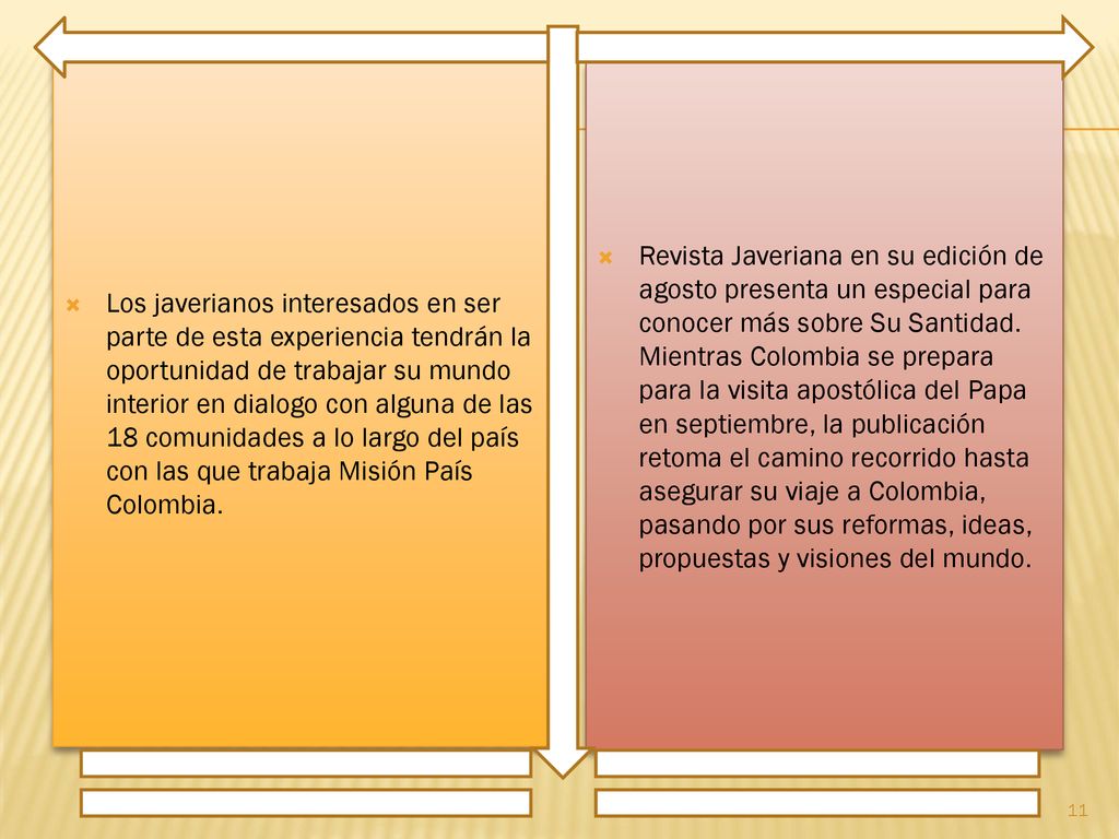 Los javerianos interesados en ser parte de esta experiencia tendrán la oportunidad de trabajar su mundo interior en dialogo con alguna de las 18 comunidades a lo largo del país con las que trabaja Misión País Colombia.