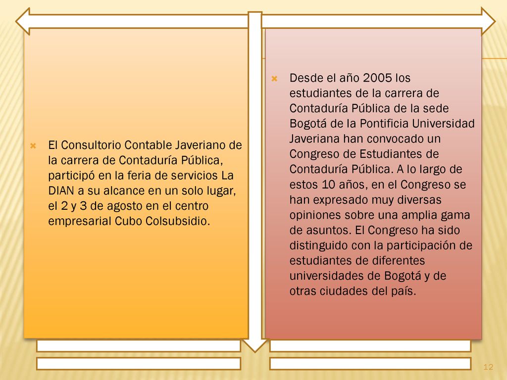 El Consultorio Contable Javeriano de la carrera de Contaduría Pública, participó en la feria de servicios La DIAN a su alcance en un solo lugar, el 2 y 3 de agosto en el centro empresarial Cubo Colsubsidio.