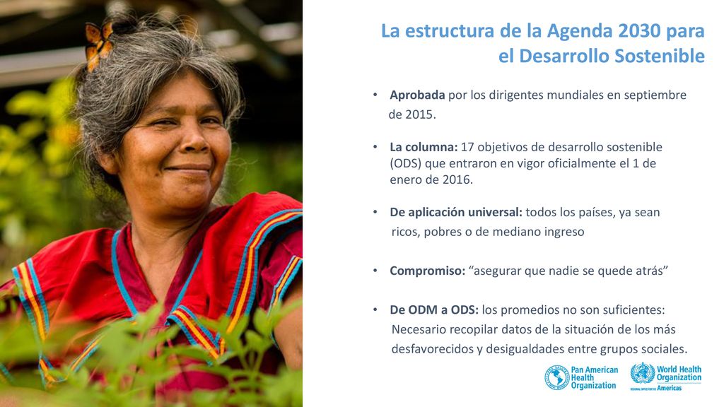 La estructura de la Agenda 2030 para el Desarrollo Sostenible