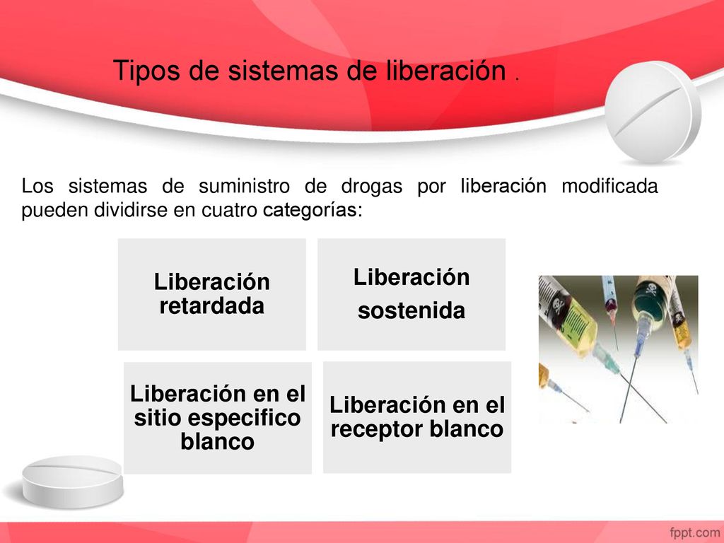 Tipos de sistemas de liberación .
