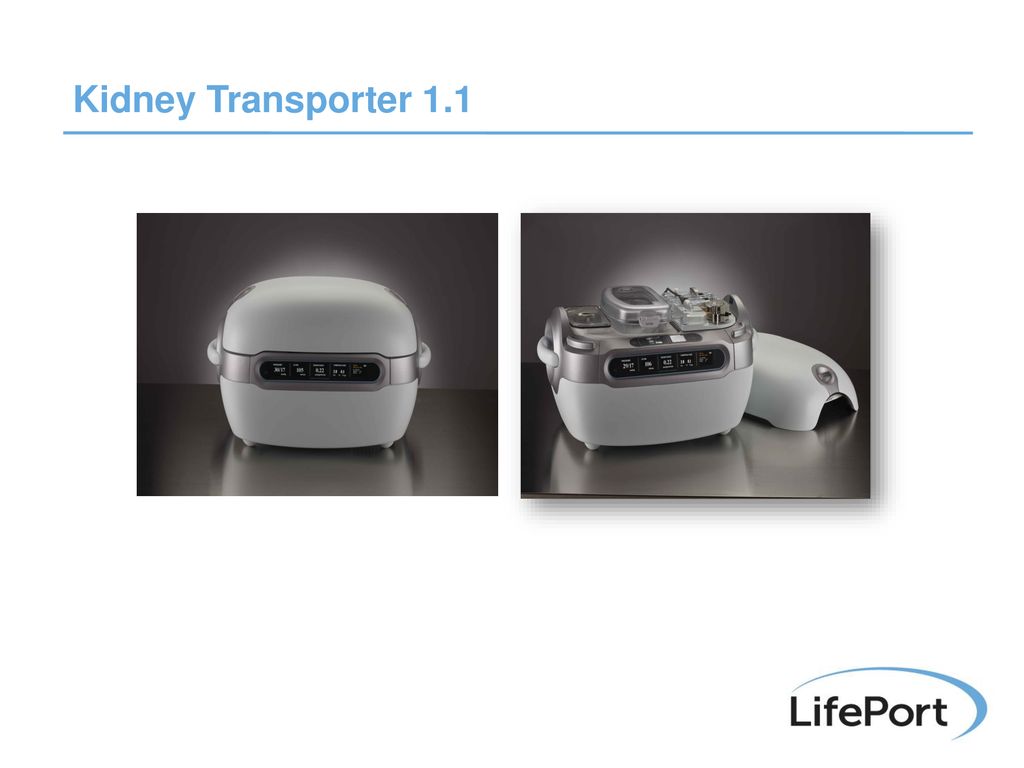 Kidney Transporter core characteristics important for any LifePort product: SAFETY, EASY TO USE and TRANSPORTABLE.