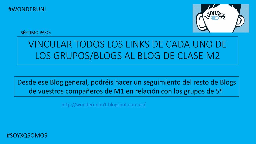 de vuestros compañeros de M1 en relación con los grupos de 5º