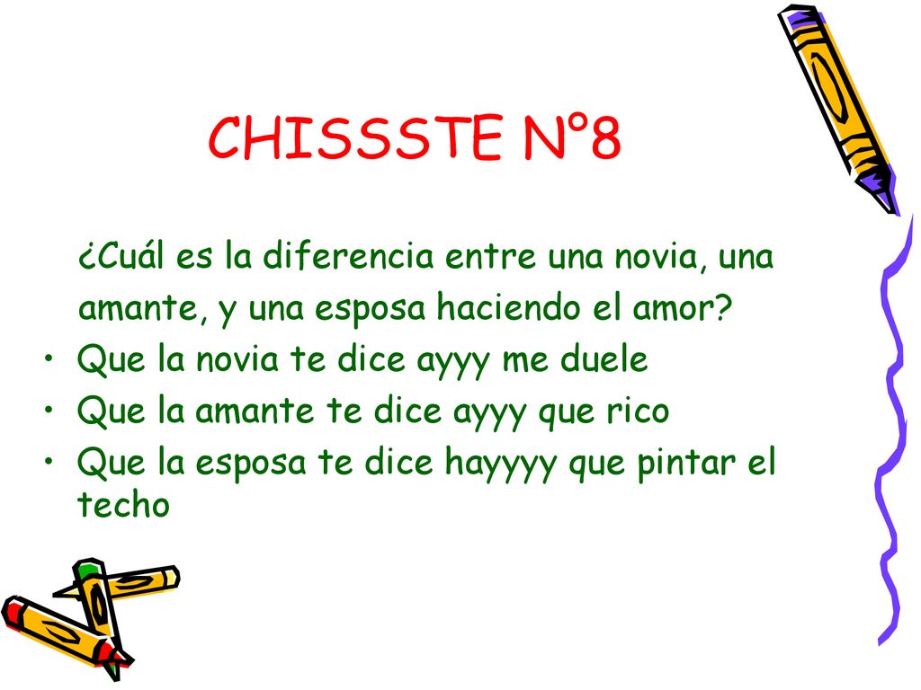 CHISSSTE N°8 Que la novia te dice ayyy me duele