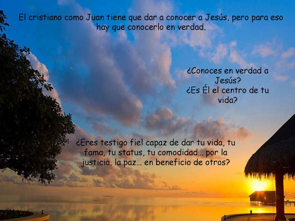 ¿Conoces en verdad a Jesús ¿Es Él el centro de tu vida