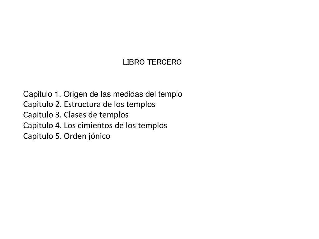 Capitulo 2. Estructura de los templos Capitulo 3. Clases de templos