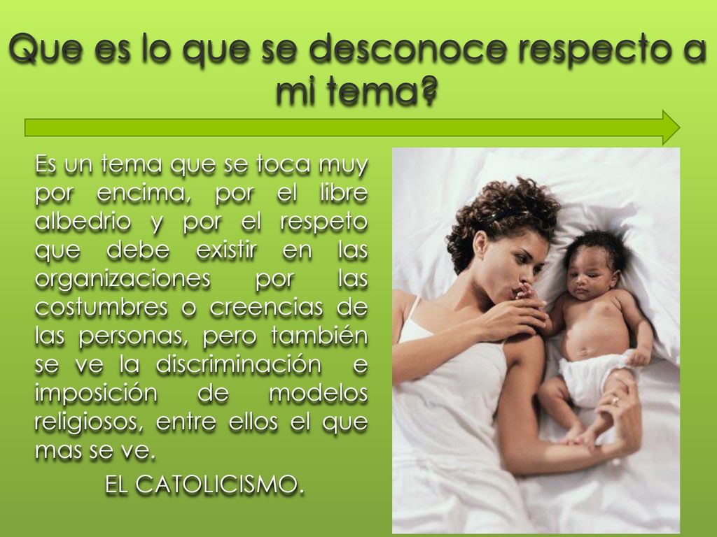 Que es lo que se desconoce respecto a mi tema