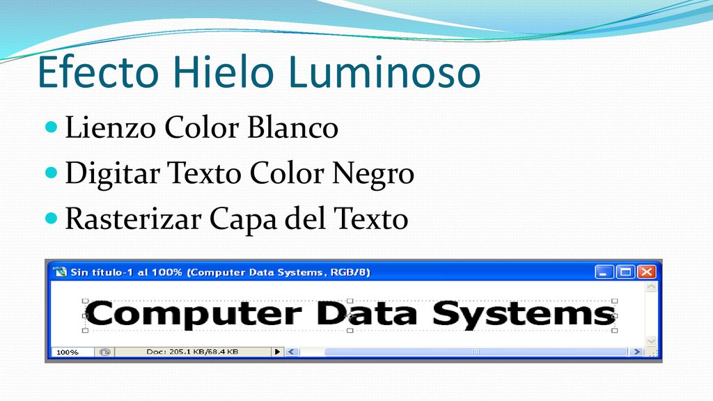 Efecto Hielo Luminoso Lienzo Color Blanco Digitar Texto Color Negro