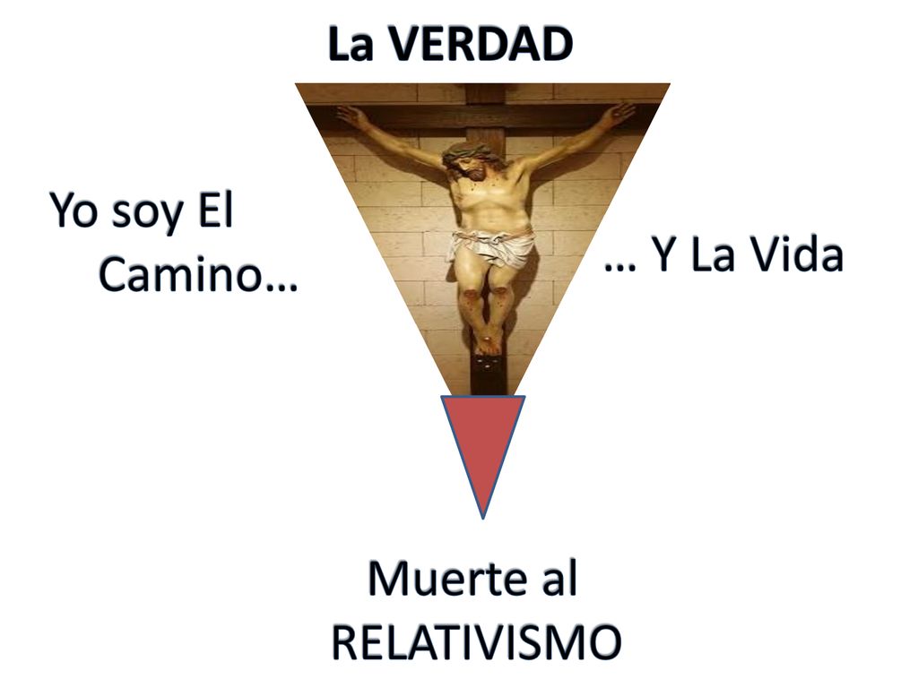 La VERDAD Yo soy El Camino… … Y La Vida Muerte al RELATIVISMO