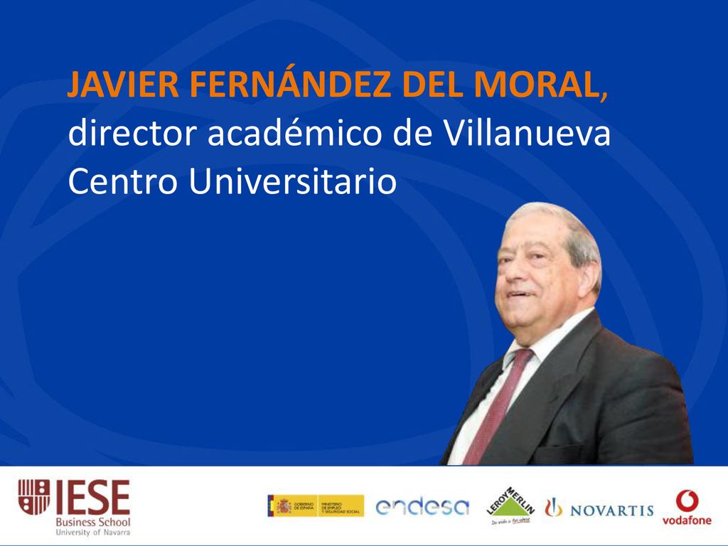 Javier Fernández Del Moral, director académico de Villanueva Centro Universitario