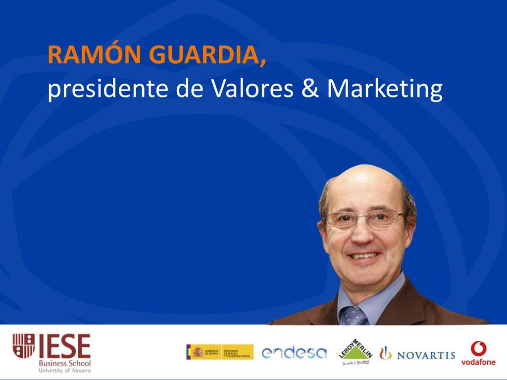 Ramón Guardia, presidente de Valores & Marketing