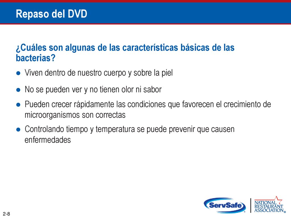 Repaso del DVD ¿Cuáles son algunas de las características básicas de las bacterias Viven dentro de nuestro cuerpo y sobre la piel.