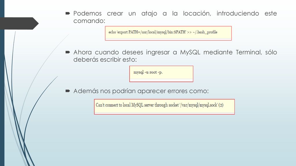Podemos crear un atajo a la locación, introduciendo este comando: