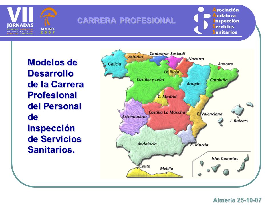 CARRERA PROFESIONAL Modelos de Desarrollo de la Carrera Profesional del Personal de Inspección de Servicios Sanitarios.