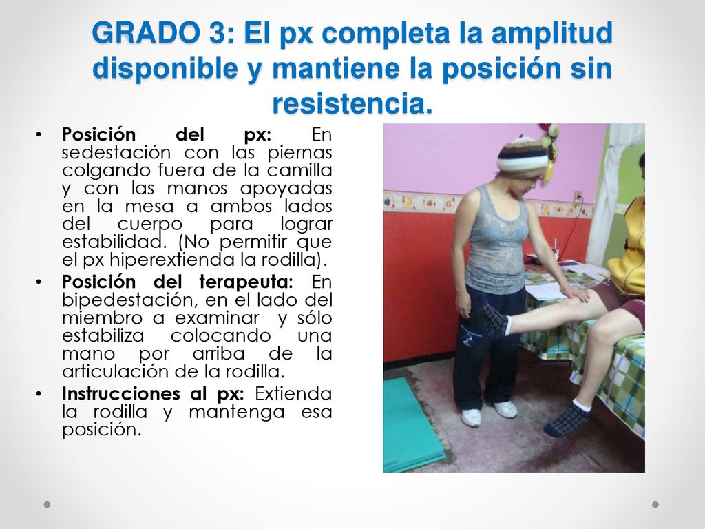 GRADO 3: El px completa la amplitud disponible y mantiene la posición sin resistencia.
