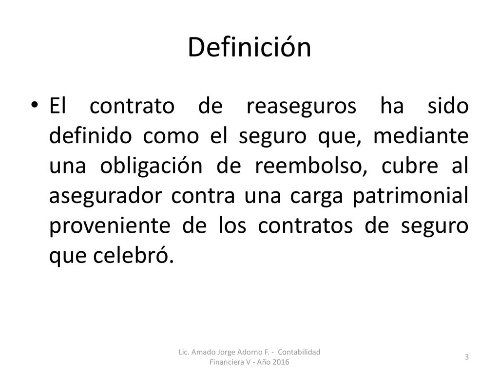 Lic. Amado Jorge Adorno F. - Contabilidad Financiera V - Año 2016