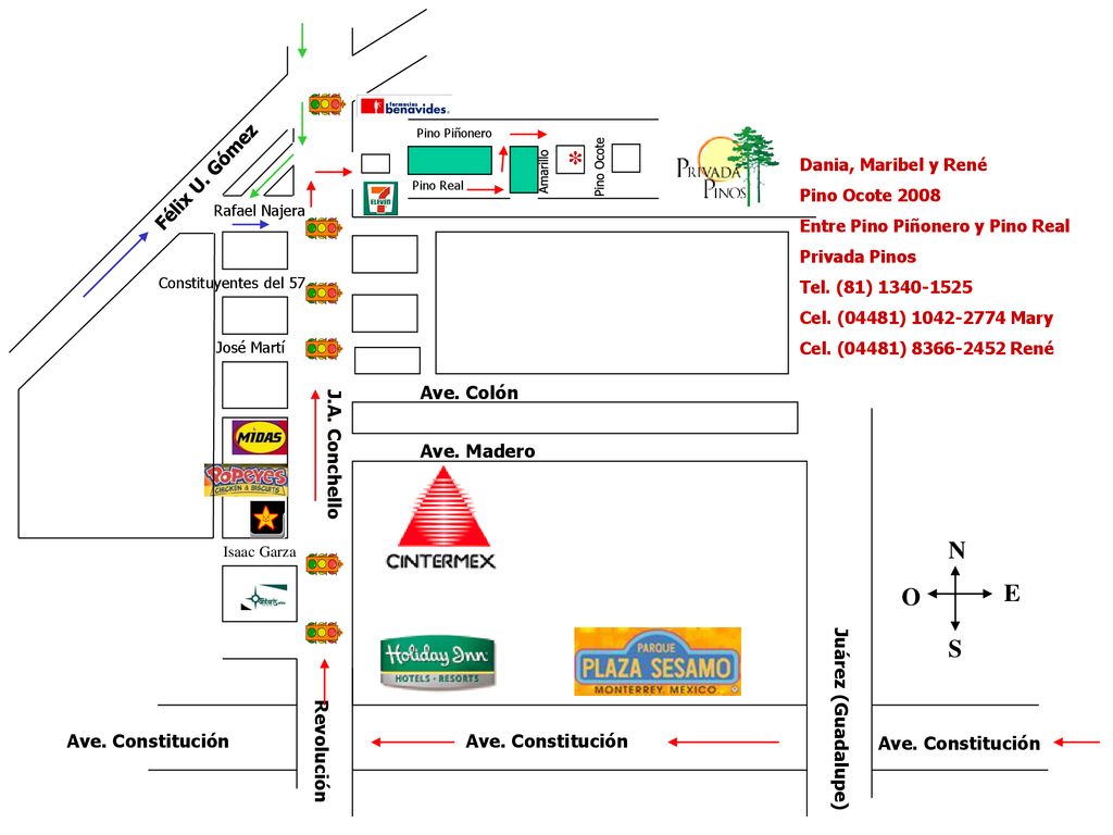* N E O S Félix U. Gómez Ave. Colón J.A. Conchello Ave. Madero