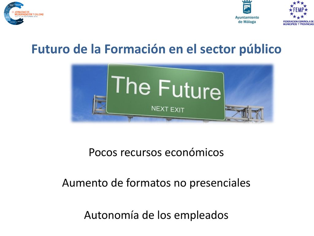 Futuro de la Formación en el sector público