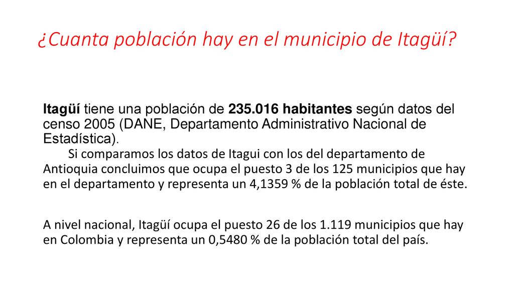 ¿Cuanta población hay en el municipio de Itagüí