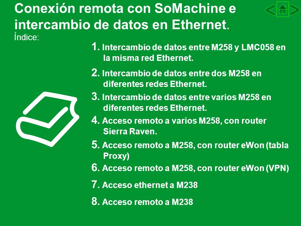 Conexión remota con SoMachine e intercambio de datos en Ethernet