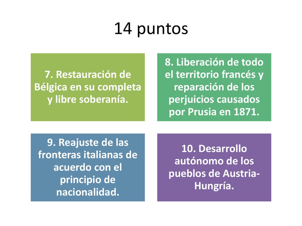 14 puntos 7. Restauración de Bélgica en su completa y libre soberanía.
