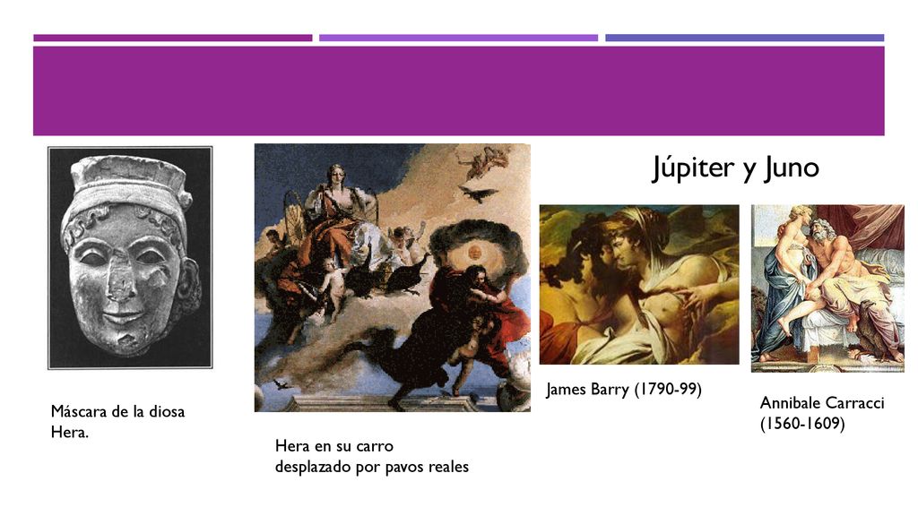 Júpiter y Juno James Barry ( ) Annibale Carracci ( )