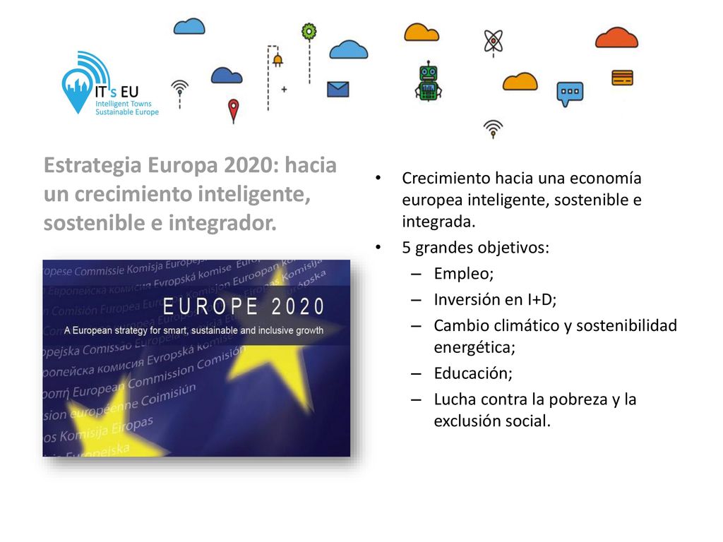 Estrategia Europa 2020: hacia un crecimiento inteligente, sostenible e integrador.