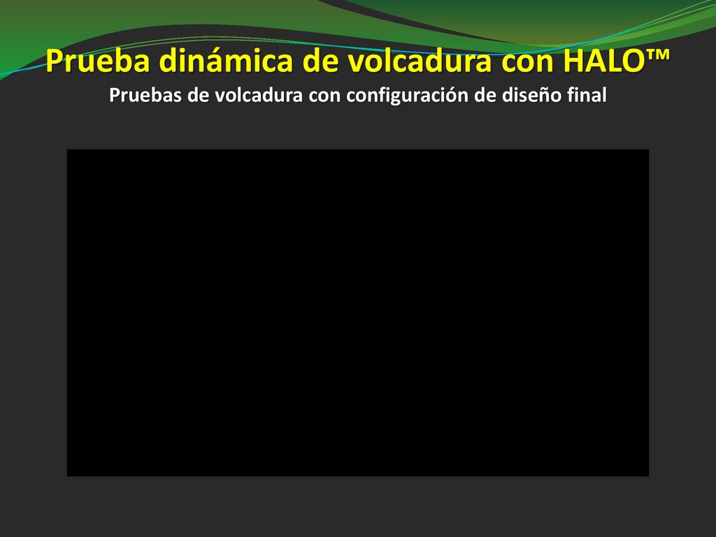 Prueba dinámica de volcadura con HALO™ Pruebas de volcadura con configuración de diseño final