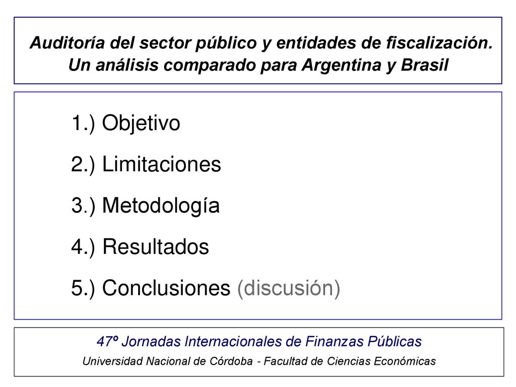 Auditoría del sector público y entidades de fiscalización