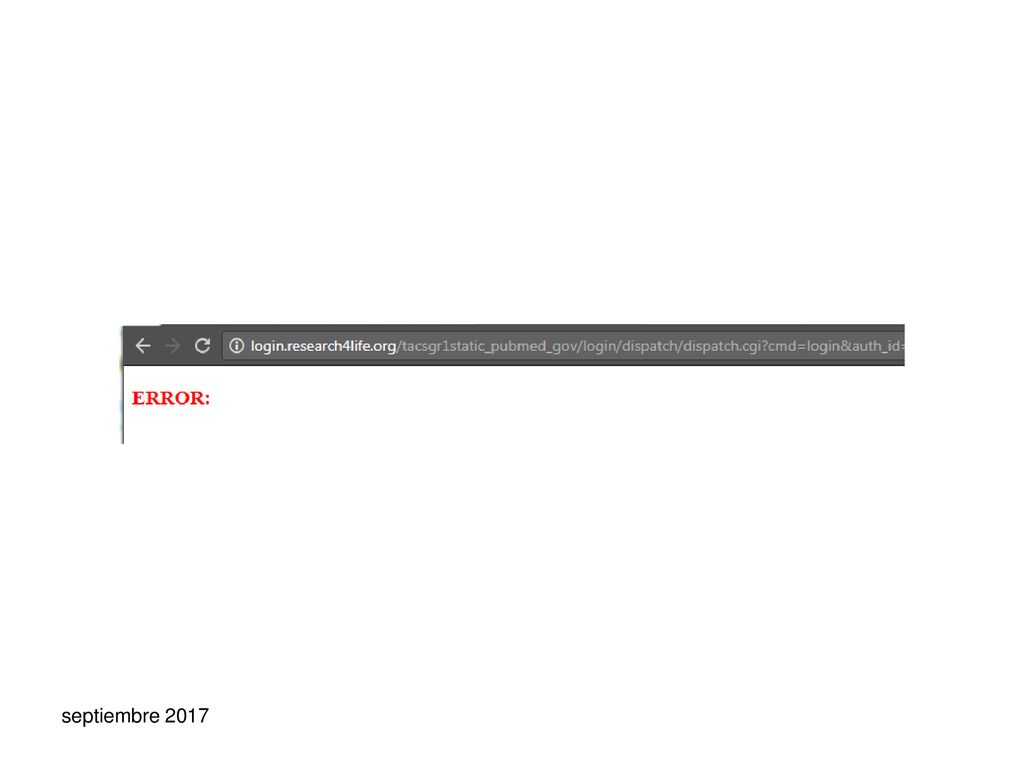 El Equipo de Apoyo de PubMed ha recibido el reporte de error y se espera que en las próximas semanas el problema sea resuelto.