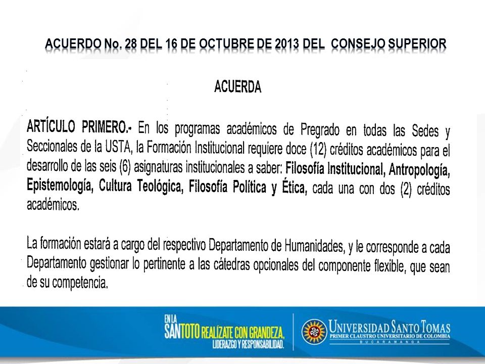 ACUERDO No. 28 DEL 16 DE OCTUBRE DE 2013 DEL CONSEJO SUPERIOR