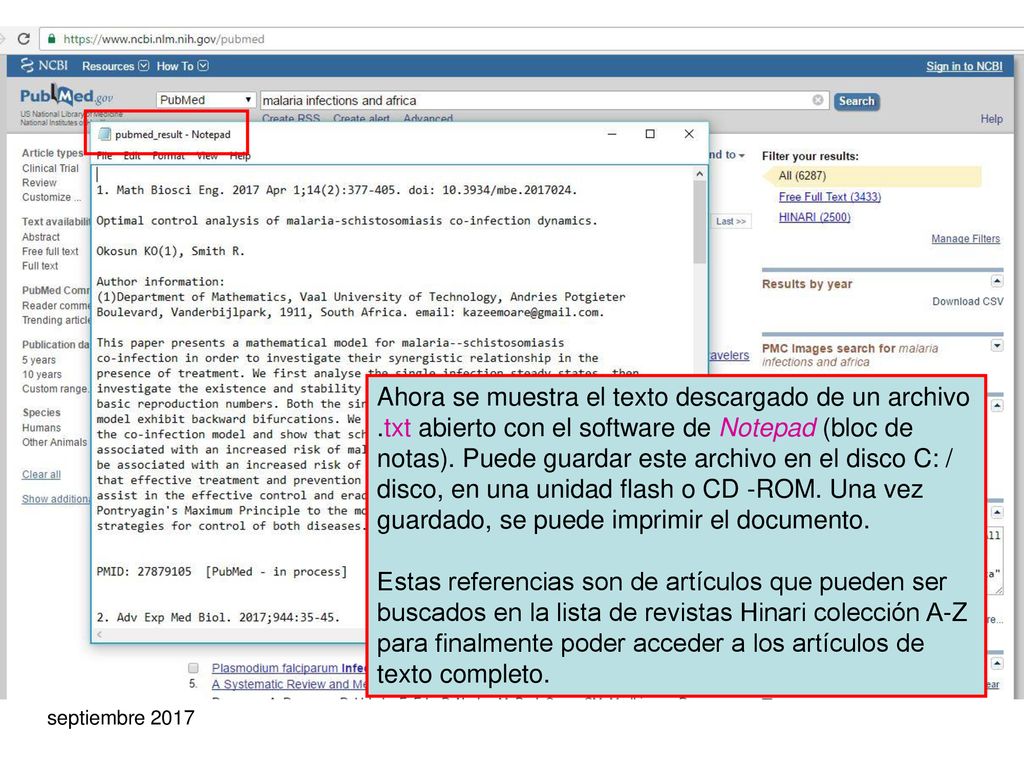 Ahora se muestra el texto descargado de un archivo
