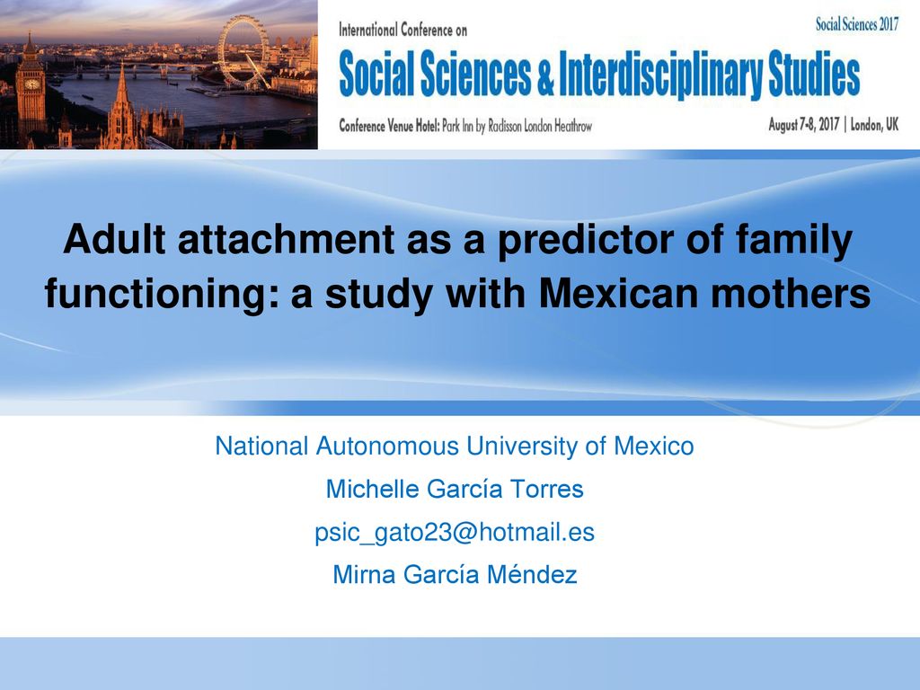 Adult attachment as a predictor of family functioning: a study with Mexican mothers